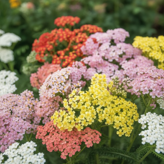 Achillea millefolium Summer Pastels bloemen